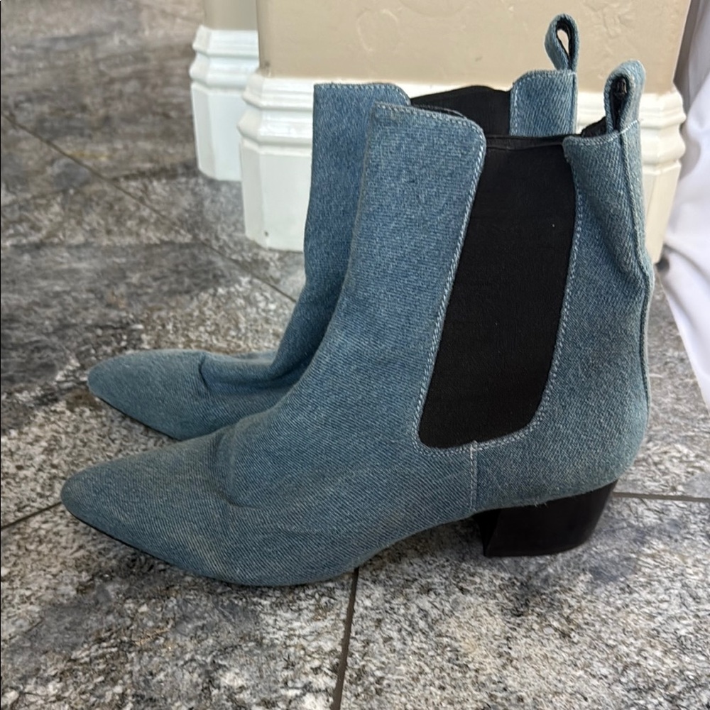 Archive Denim Ankle Boots